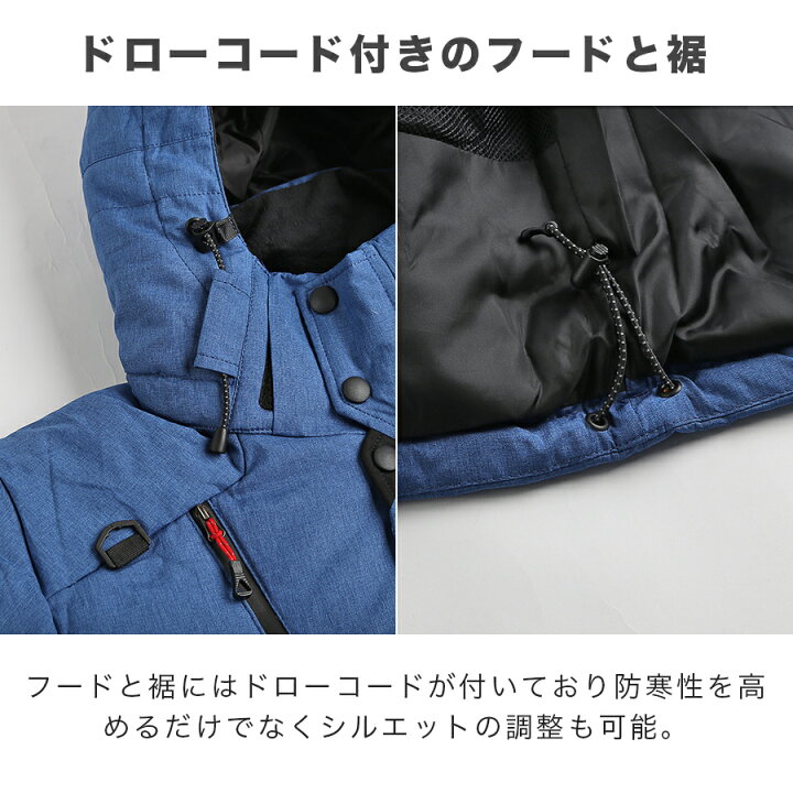 楽天市場】ダウンジャケット メンズ ダウン 中綿 ジャケット コート 
