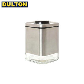 DULTON Cube jar with press lid ワンタッチオープン キャニスター S 【品番：K915-1285S】 ダルトン インダストリアル アメリカン ヴィンテージ 男前