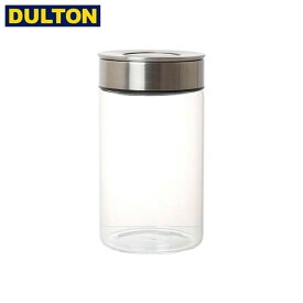 【P5倍】DULTON Cylinder jar with press lid ワンタッチオープン キャニスター M 【品番：K915-1286M】 ダルトン インダストリアル アメリカン ヴィンテージ 男前