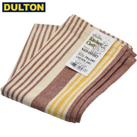 DULTON キッチン クロス ブラウン×イエロー KITCHEN CLOTH BROWN/YELLOW 【品番：S459-189BRY】 ダルトン インダストリアル アメリカン ヴィンテージ 男前