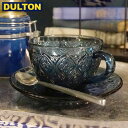 DULTON グラスカップ＆ソーサー フィオーレ ブルー 【品番：A615-818BL】 ダルトン インダストリアル アメリカン ヴィ…
