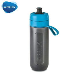 BRITA 携帯用浄水ボトル 600ml アクティブ ブルー マイクロディスクフィルター 1個付 ボトル型浄水器 ブリタ