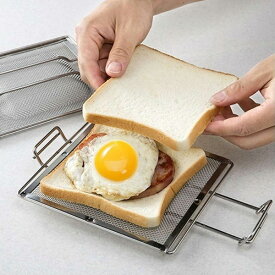 ホットサンドメーカー オーブントースター・グリル用 GK-HS 高木金属 メッシュ アウトドア 朝食 おやつ