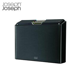 【店内全品ポイント5倍〜10倍】【長期欠品中につき、入荷次第の予約販売】JosephJoseph フォリオ スチール カーボンブラック まな板セット 60171 ジョセフジョセフ CODE：5014918