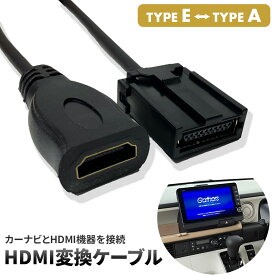 カーナビ HDMIケーブル HDMI 変換 ケーブル Eタイプ Aタイプ 純正 社外 ミラーリング iphone スマホ