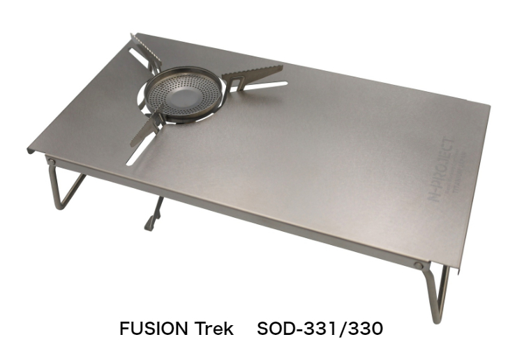 N-project　フルチタン遮熱テーブルFULL TITANIUM TABLESOTO ストームブレイカー SOD-372FUSION Trek  331/330 ・トランギア TRB25 | N-project