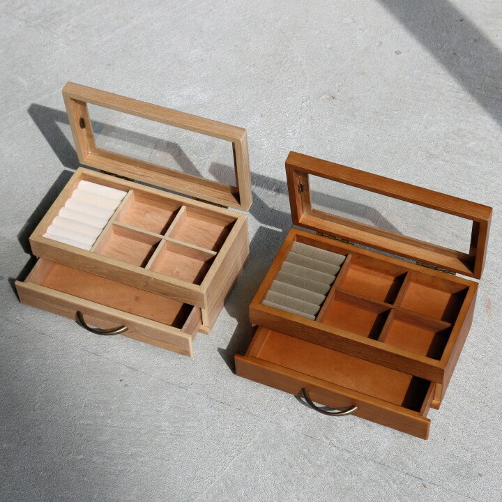 ジュエリーケース　木製　アクセサリーボックス