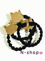 楽天市場】猫 ヘアゴム レジンの通販