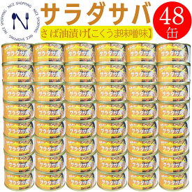 【お買い物マラソン割引】さば缶詰 木の屋 石巻 サラダサバ こくうま味噌味 170g 48缶 鯖缶