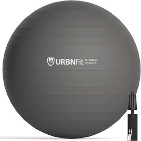 URBNFit バランスボール 55cm/65cm/75cm, スポーツ エクササイズ ボール, ヨガ ピラティス フィットネス, バランス ボール 椅子, ノンバースト設計, 空気入れ付属