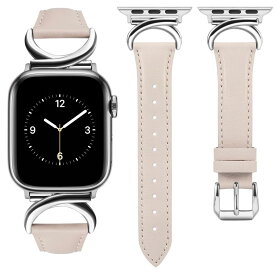 コンパチブル Apple Watch バンド アップルウォッチベルト レザー For AppleWatch Series Ultra/8/7/6/5/4/3/2/1/SE2/SE レディース 本革 レザーバンド 長さ調整可能 おしゃれ 可愛いアップルウォッチ バンドiw