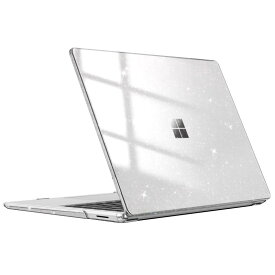 Fintie for Microsoft Surface Laptop 5 2022 / Laptop 4 2021 / Laptop 3 2019 ケース 保護ケース メタルキーボード搭載 13.5インチ PC 薄型 軽量 耐衝撃性 傷防止 排熱口設計 透明 おしゃれ (モデル番号1951/1868)
