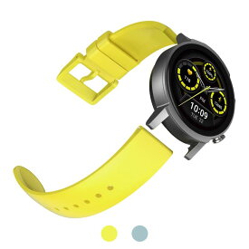 [Ticwatch] E3 スマートウォッチバンド シリコン交換バンド 腕時計ベルト 20ミリ幅