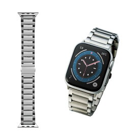 エレコム Apple Watch バンド コンパチブル プレミアムステンレス 3連タイプ 【 Series 7 [41mm]、SE、6、5、4 [40mm]、3、2、1 [38mm] 対応 】