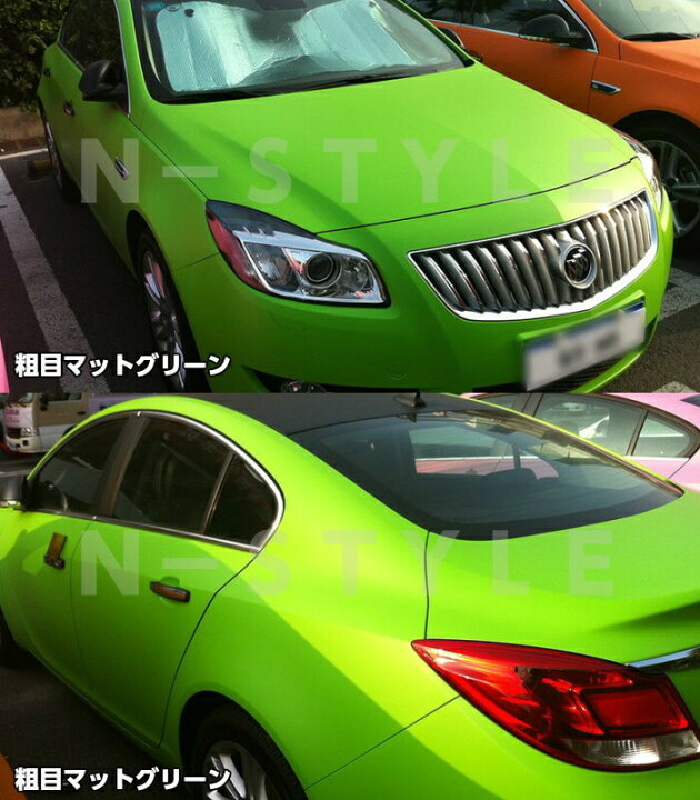 楽天市場 カーラッピングシート粗目マットグリーンａ4サイズ カーラッピングシートフィルム 耐熱耐水曲面対応裏溝付 カッティングシート 艶消し緑 サンプル 伸縮裏溝付 ｎ Style