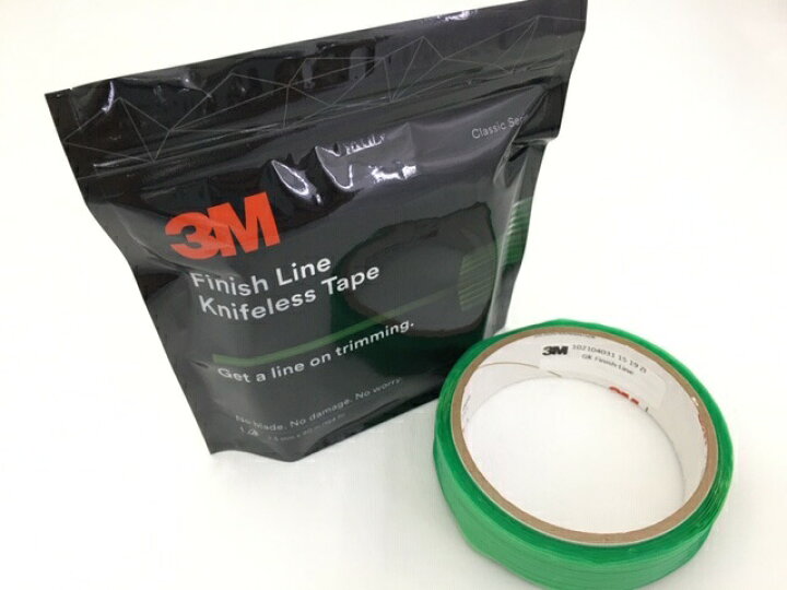 楽天市場】3M製 ナイフレステープ(フィニッシュライン) 3.5mm×50m 