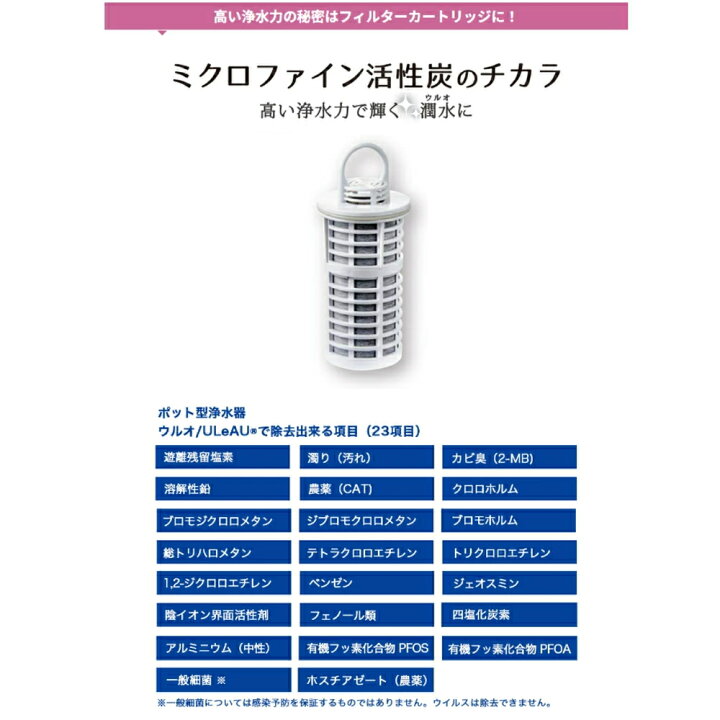 楽天市場】《ポイント10倍》純正品[ ポット型浄水器対応 交換用 
