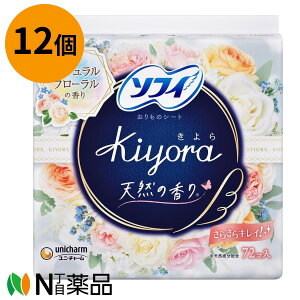 unicharm(���j�E�`���[��)�@�\�t�B Kiyora(�����) ������̃V�[�g�@�t���O�����X�n�b�s�[ �i�`�������t���[�����̍���@14cm�@(72������)×12�@���p���e�B���C�i�[�@�A����@�����̉���h�~��