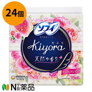 unicharm(���j�E�`���[��)�@�\�t�B Kiyora(�����) ������̃V�[�g�@�t���O�����X�X�C�[�g �A���}���[�Y�̍���@14cm�@(72������)×24�@���p���e�B���C�i�[�@�A����@�����̉���h�~��