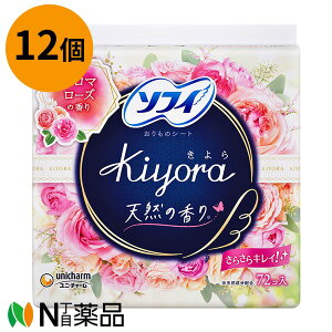 unicharm(���j�E�`���[��)�@�\�t�B Kiyora(�����) ������̃V�[�g�@�t���O�����X�X�C�[�g �A���}���[�Y�̍���@14cm�@(72������)×12�@���p���e�B���C�i�[�@�A����@�����̉���h�~��