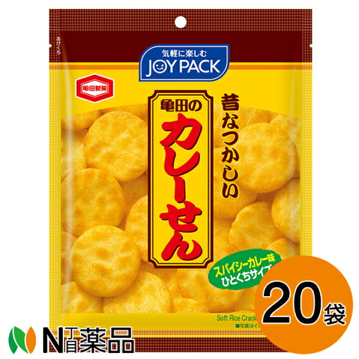 楽天市場】【送料無料】亀田製菓 亀田のカレーせんミニ 52g×20袋 : N丁目薬品