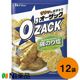 ハウス食品 オー・ザック 磯のり塩味 55g×12袋セット【送料無料】