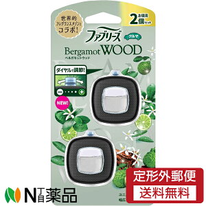 【定形外郵便】P&G ファブリーズイージークリップ ベルガモットウッド (2.4ml×2個入) 1個 <芳香剤 車用 消臭>
