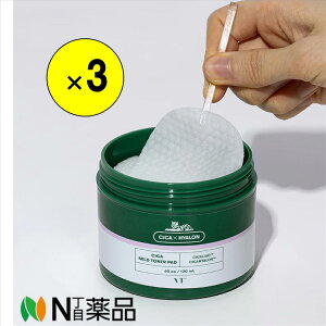 VT シカマイルドトナーパッド60枚入×3個セット<ふきとり化粧水>