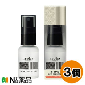 TENGA(テンガ) iroha(イロハ) INTIMATE DEO REFRESH(インティメートデオリフレッシュ) (30ml) 3個セット ＜デリケートゾーンの汚れ、ニオイに　ミスト　スプレータイプ＞【小型】