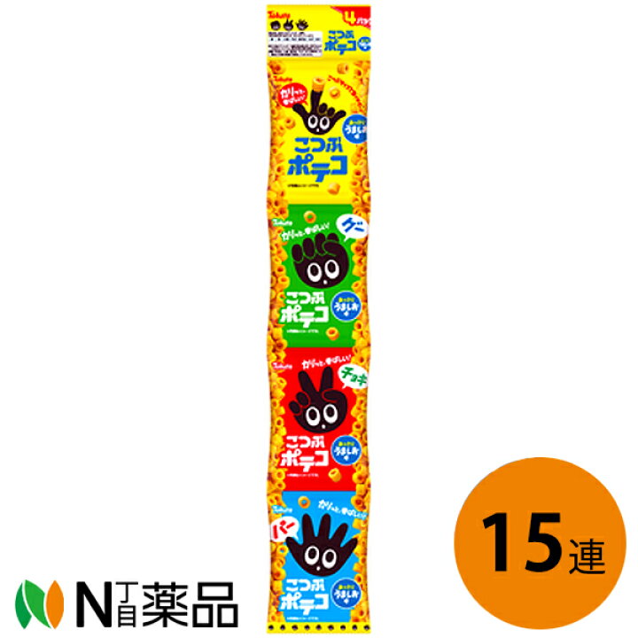 楽天市場】東ハト こつぶポテコ4連包 うましお味 14g×4袋入×15個セット 