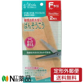 【定形外郵便】共立薬品工業 ウレタン素材の切って使えるばんそうこう フリーサイズ 2枚