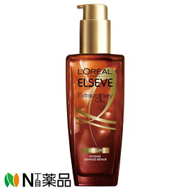 日本ロレアル L'Oreal Paris(ロレアルパリ) ELSEVE(エルセーヴ) エクストラオーディナリー オイルセラム (100ml) ＜ダメージケア　集中補修 洗い流さない　トリートメント＞【小型】