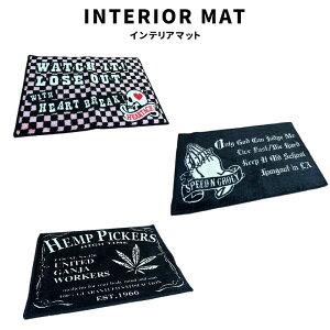 INTERIOR MAT �C���e���A �}�b�g HEART BREAK SPEED N GROLY HEMP PICKERS ����~�ߕt�� ���փ}�b�g ���� �C���e���A �A�����J �t�@�b�V���� ���� �A���J�W �O�b�Y