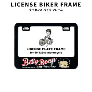 LICENSE BIKER FRAME CZX oCN t[ ubNJ[ oCN50`125cc xeB xeBu[v Betty Boop 3D H hXAbv AJ t@bV AJG  AJW O