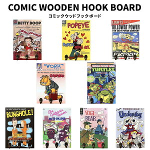 Comic Wooden Hook Board R~bN Ebh tbN{[h xeB Betty Boop POPEYE FEPC GARFIELD Mutant Turtles ^[gY BABH RAISIN Y.BEAR U-DOG  L[`F[ Xq obO tbN [  K[W A