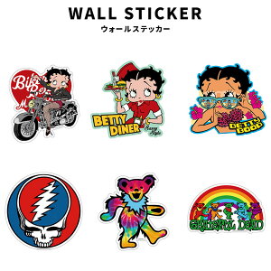 AMERICAN WALL STICKER �_�C�J�b�g �E�H�[���X�e�b�J�[ �x�e�B����� �x�e�B�u�[�v Betty Boop Dancing Bear �_���V���O�x�A �f�b�h�x�A Grateful Dead �O���C�g�t���E�f�b�h �ϐ� �ό� ���� �X �①�� �p�\�R