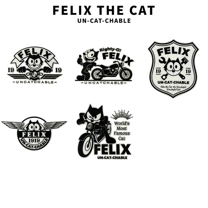 楽天市場 フィリックス Felix デコステッカー ヘッドライト Righty O サイン ウィング ウィンク 転写ステッカー キャット Ucc 猫 キャラクター アメリカ ファッション 小物 アメカジ グッズ N2style
