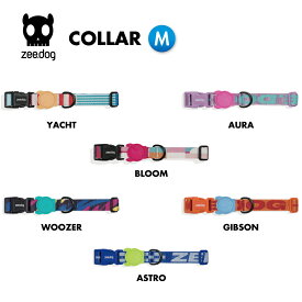 2023 COLLAR M 首輪 カラー 犬首輪 ワンタッチ 着脱簡単 スカルエンブレム 犬散歩 犬 いぬ イヌ 犬具 カッコイイ おしゃれ zeedog ジードッグ