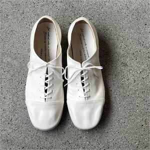 SHOE&SEWN [�V���[�A���h�\�[��] �uNice�v���[�X�A�b�v�V���[�Y ���f�B�[�X white