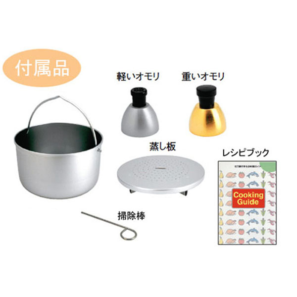 楽天市場】【日本製】 鋳物屋 ヘイワ圧力鍋 PC-60A 満水容量６．０Ｌ 