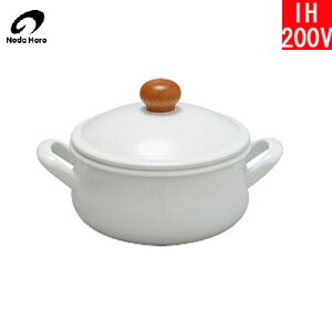 【日本製】 野田琺瑯 ポーチカ(POCHKA) キャセロール 15cm(1.1L) PO-15W