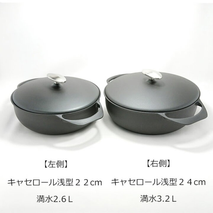 楽天市場】【日本製】 三条特殊鋳工所 ユニロイ キャセロール【浅型 
