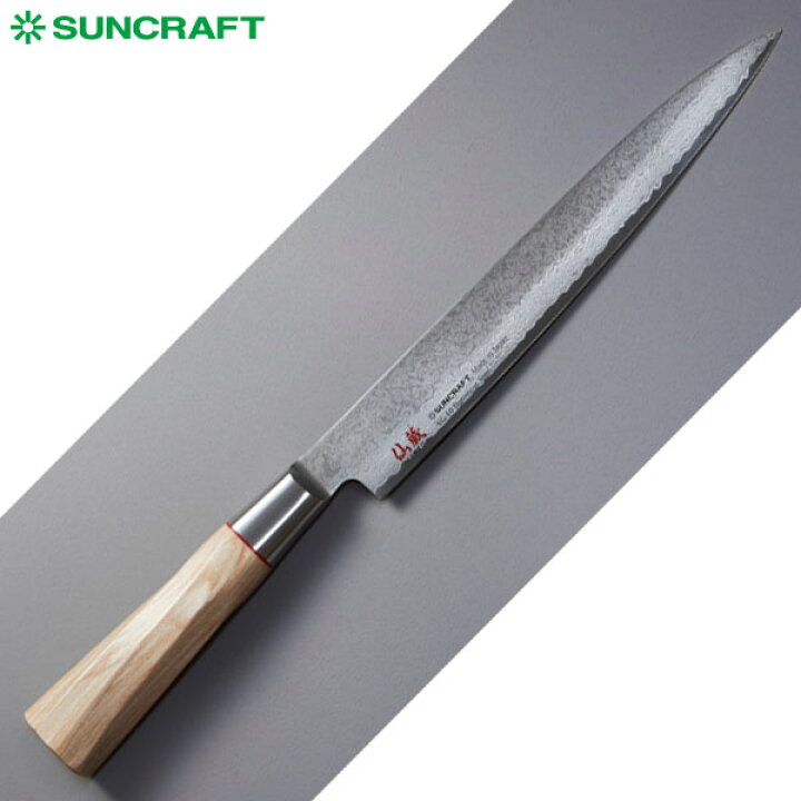 楽天市場】【日本製】 サンクラフト 仙蔵 刺身包丁 210mm（両刃 