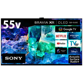 【送料無料！（本州限定）】SONY【ソニー】 XRJ-55A95K 【大型商品（日時指定・不可です）】【BRAVIA】[55V型 /4K対応 /BS・CS 4Kチューナー内蔵 /YouTube対応 /Bluetooth対応][テレビ 55型 55インチ 省エネ家電]