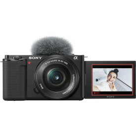 【送料無料（沖縄・離島は除きます)】 ソニー(SONY) 【VLOGCAM 】 ZV-E10L B (ブラック)ミラーレス一眼カメラ /レンズ交換式 /パワーズームレンズキット