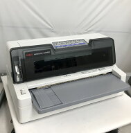 OKI / 沖データ MICROLINE 6300FB2 ドットインパクトプリンター D21008A LANカード付き 中古インクリボン…
