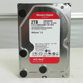 中古 Western Digital 3.5インチ HDD WD20EFRX 2.0TB レッド データ削除済み レターパック発送 代引き不可【送料無料】【30日保証】