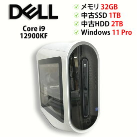 【エントリーでポイント最大20倍！】※PC価格高騰中！※【GeForce RTX 3090】DELL Alienware Aurora R13 Core i9 12900KF メモリ32GB SSD M.2 PCIe1TB HDD2TB Windows11 Pro 64bit ゲーミングPC 中古パソコン【送料無料】【1年保証】