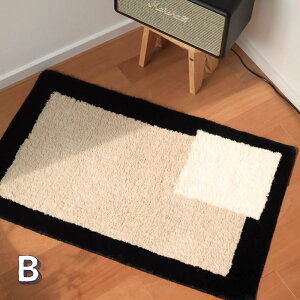 �u���b�N�f�U�C���A�N�Z���g�}�b�g 40cm×60cm�yNABI STYLE�z