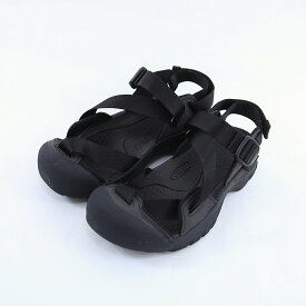 【30%OFF】【KEEN キーン】ZERRAPORT II BLACK/BLACK男性 メンズ サンダル スニーカー 靴 シューズ